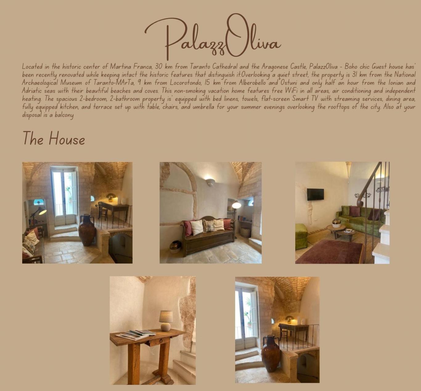 Palazzoliva - Luxury Boho Chic Guest House In The Historic Heart Of מרטינה פרנקה מראה חיצוני תמונה
